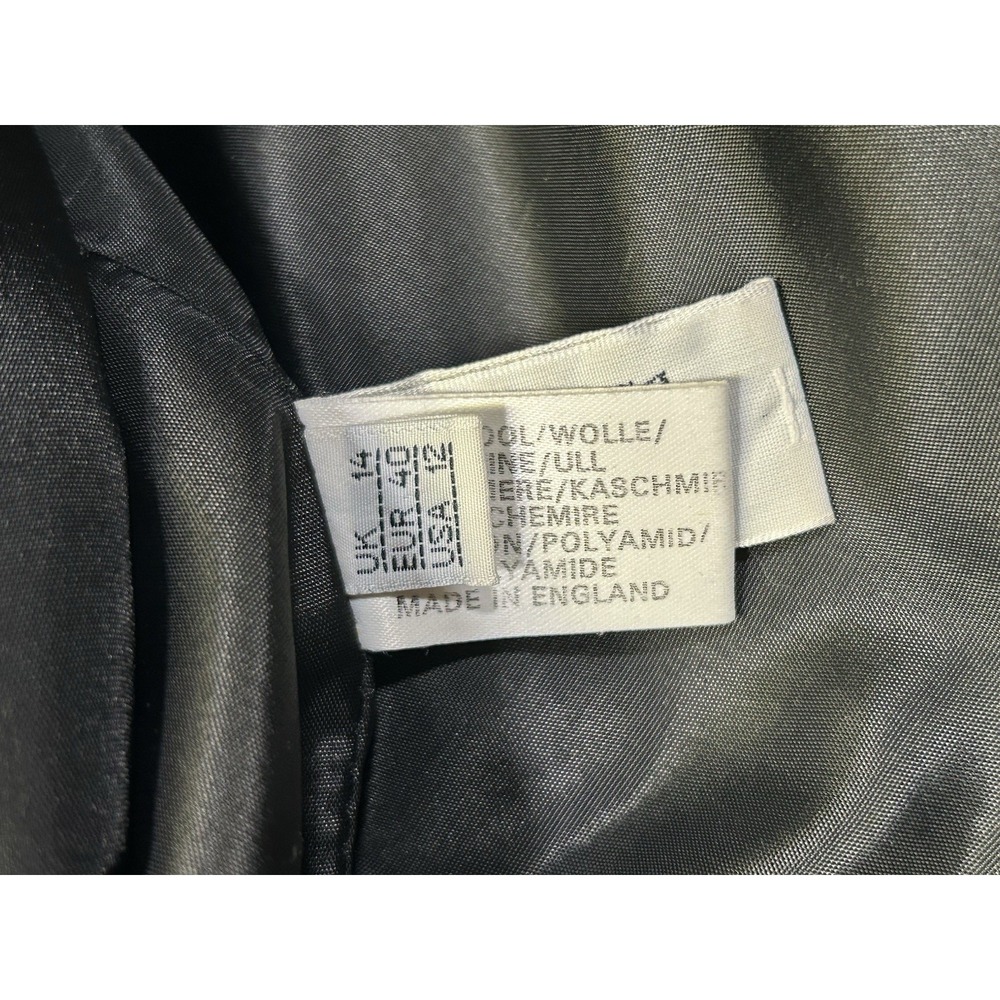 VTG Cache d'Or (Mansfield) Cashmere/Wool Coat Removable Faux Collar Glam L 12 - Picture 12 of 16
